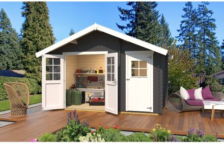 Weka Tuinhuis 253 - Antraciet - 370x200cm