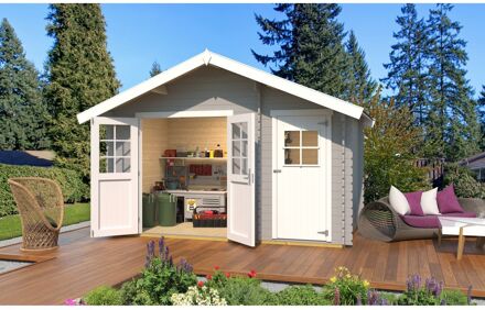 Weka Tuinhuis 253 - Grijs - 370x200cm