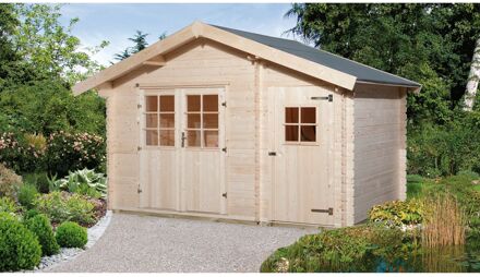 Weka Tuinhuis 253 - Onbehandeld - 270x370cm - 17,3m³