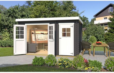 Weka Tuinhuis 254 - Antraciet - 370x250cm