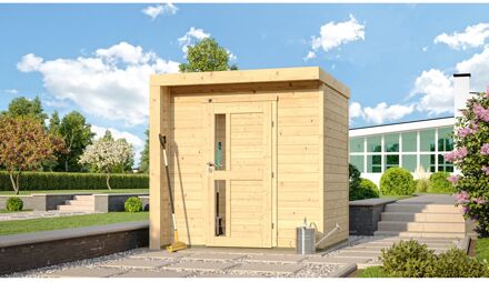 Weka Tuinhuis 262 C - Antraciet - 209x205cm