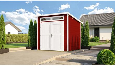 Weka Tuinhuis 264 - Rood - 235x209cm