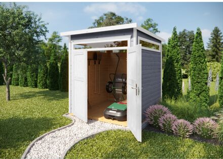 Weka Tuinhuis 265 - Grijs - 205x115cm