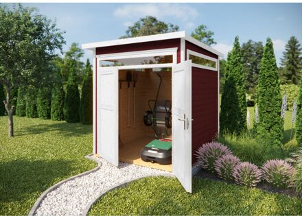 Weka Tuinhuis 265 - Rood - 205x209cm