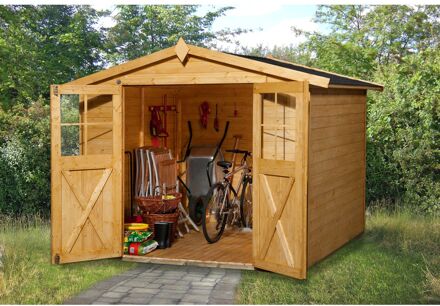 Weka Tuinhuis 316 - Gelazuurd - 254x250cm