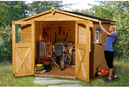 Weka Tuinhuis 316 - Glas-in-lood - 254x194cm