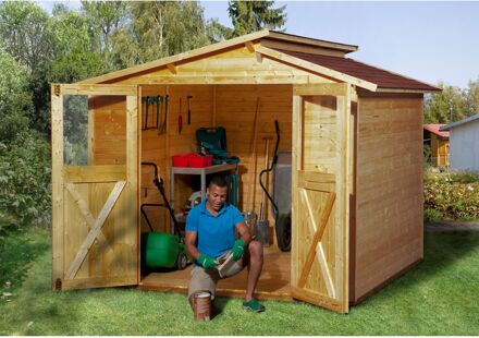 Weka Tuinhuis 323 - Gelazuurd - 221x254cm