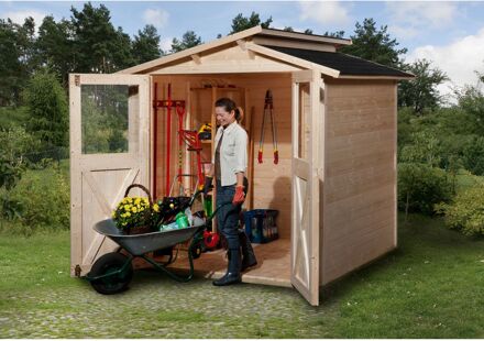 Weka Tuinhuis 323 - Onbehandeld - 221x198cm