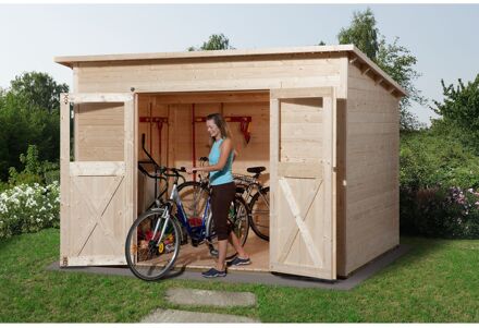 Weka Tuinhuis 325 - Onbehandeld - 299x250cm