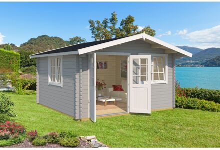 Weka Tuinhuis 401 - Grijs - 390x390cm