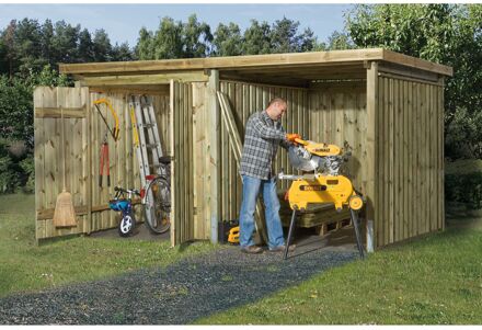 Weka Tuinhuis 607 - Geïmpregneerd - 214x389cm