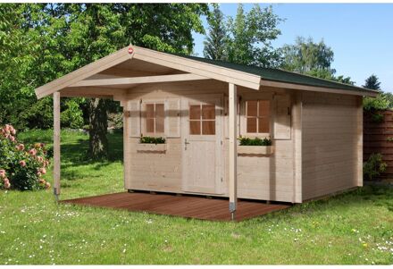 Weka Tuinhuis Met Overkapping 135 Gr1 300x380cm