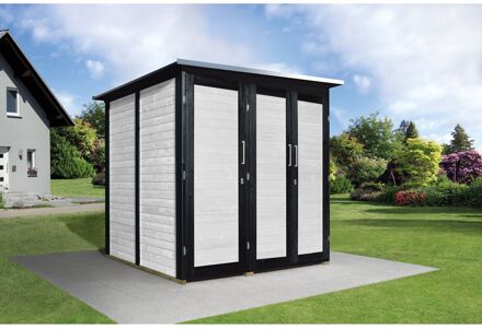 Weka Tuinkast Aanbouw Garten Q Savebike Antraciet