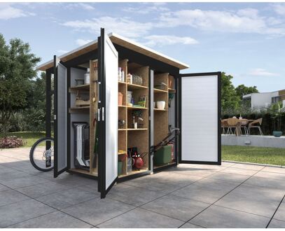 Weka Tuinkast Garten Q Multi Antraciet 224x217cm