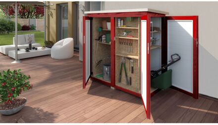 Weka Tuinkast Garten Q Terras Rood 170x160cm