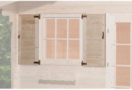 Weka Vensterluik 2-zijdig 91x91cm