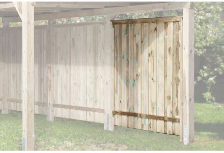 Weka Zijwand 20mm Voor Carport