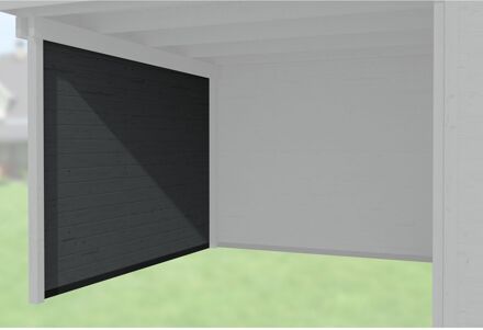 Weka Zijwand 235cm Antraciet