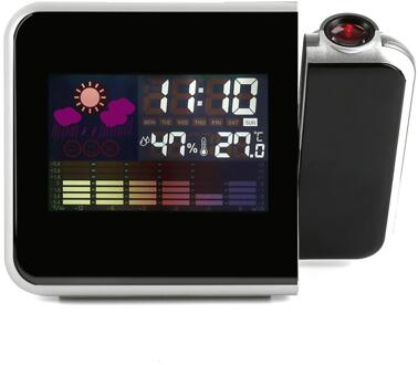 Wekker Elektrische Wekker Digitale Snooze Lcd Wekker Backlight Kalender Tempera Lcd Display Weerbericht