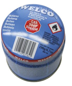 welco Gaspatroon Butaan/propaan 190 Gr