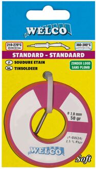 welco Tinsoldeer Standaard Zonder Lood 2mm 200gr