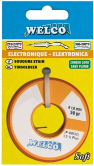 welco Tinsoldeer Zonder Lood 1mm 50gr