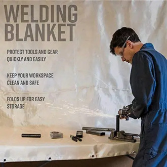 Welding Blanket, Fiberglass Protection Extra Large, Welding Work Area All kinds of size for choose
