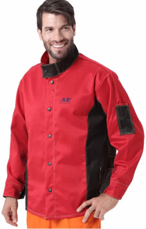 Welding Jacket Flame/Heat/Abrasion Resistant Working Cloths Flame Retardant Cotton Worker Jacket for Working Protect