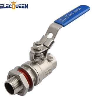 Weldless Quick Disconnect Ketel Valve Kit, 1/2 "Quick Disconnect, Lange Vergrendeling Handvat, rvs Sanitair Kogelkraan