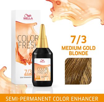 Wella Professionals Color Fresh Semipermanente Haarverf - 7/3 Medium Gold Blonde 75ml