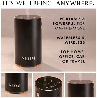 Wellbeing London Pod Mini+ Waterless Essential Oil Diffuser Black