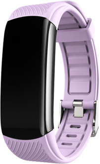 Wellermoz C6T Mannen Horloges Vrouwen Horloge Horloge Vrouwen Smart Band Sport Armband Android Bluetooth Sleep Monitor Waterdicht paars