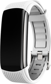 Wellermoz C6T Mannen Horloges Vrouwen Horloge Horloge Vrouwen Smart Band Sport Armband Android Bluetooth Sleep Monitor Waterdicht wit