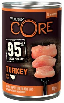 Wellness Core Adult - Hondenvoer - Kalkoen - 400 gram