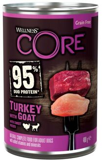 Wellness Core Adult - Hondenvoer - Kalkoen - 400 gram