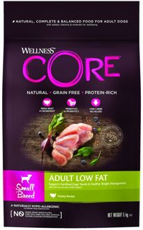 Wellness Core Adult Low Fat Small-Breed - Hondenvoer - Kip - 5 kg