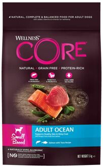 Wellness Core Adult Ocean Small-Breed - Hondenvoer - Zalm - Tonijn - 5 kg