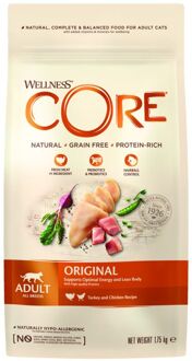 Wellness Core Grain Free Cat Original Kalkoen & Kip - Kattenvoer - 1.75 kg