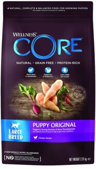 Wellness Core Grain Free Large Breed Puppy Kip - Hondenvoer - 2.75 kg