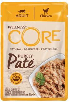 Wellness Core Purely Pate - Kattenvoer - Kip - 85 gram