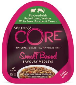 Wellness Core Small Breed Savoury Medleys Lam&Hert 85 g