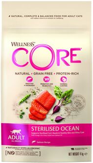 Wellness Core Sterilised Ocean Adult - Kattenvoer - Zalm - 4 kg