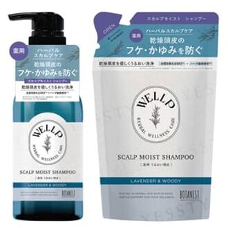 WELLP Medicated Scalp Moist Shampoo 330ml Refill