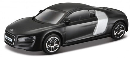 Welly Modelauto Audi R8 2009 zwart schaal 1:43/10 x 4 x 3 cm