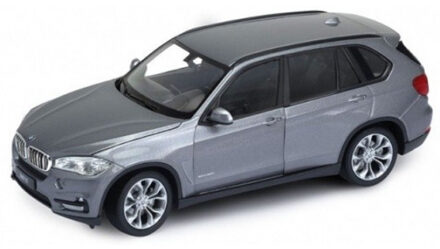 Welly Modelauto BMW X5 - 2015 - grijs - schaal 1:24 - miniatuur/speelgoed auto