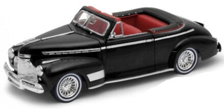 Welly Modelauto Chevrolet Special Deluxe cabriolet 1941 zwart schaal 1:24/19 x 7 x 6 cm