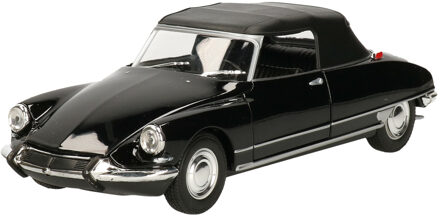 Welly modelauto Citroen DS 19 - zwart - schaal 1:24 - Speelgoed auto's