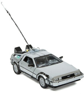 Welly Modelauto DeLorean DMC - Back to the Future - grijs - schaal 1:24 - speelgoedauto