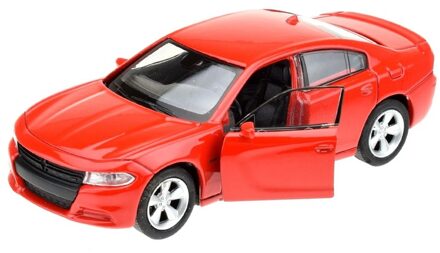 Welly Modelauto Dodge Charger 2016 rood 1:34