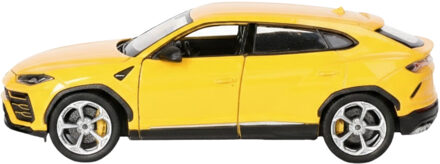 Welly Modelauto - Lamborghini Urus - geel - 1 x 1 x 1 cm - schaalmodel